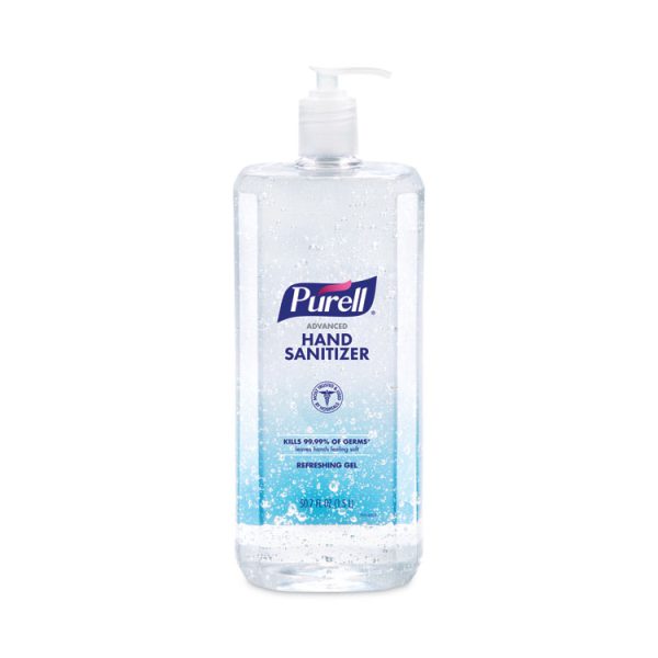 Advanced Hand Sanitizer Refreshing Gel, 1.5 L Pump Bottle, Clean Scent, 4/Carton - Image 2