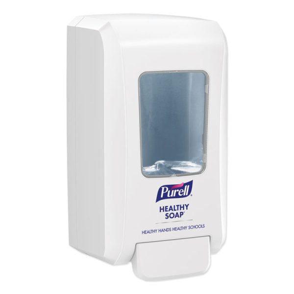 FMX-20 Soap Push-Style Dispenser, 2,000 mL, 4.68 x 6.5 x 11.66, For K-12 Schools, White, 6/Carton - Image 3