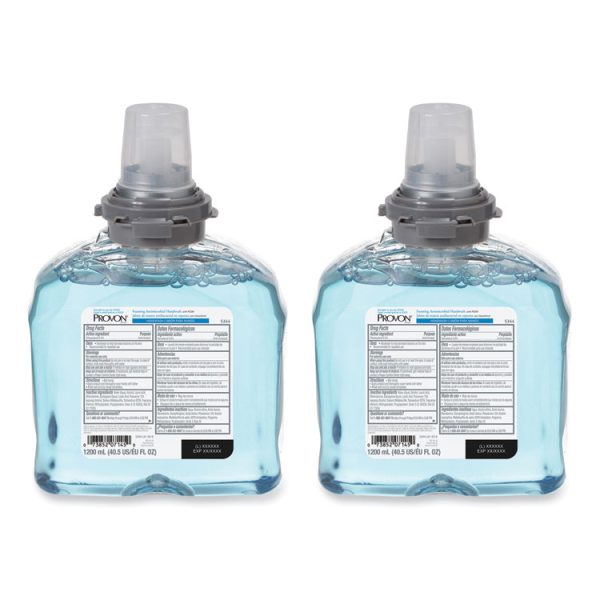 Foaming Antimicrobial Handwash with PCMX, For TFX Dispenser, Floral, 1,200 mL Refill, 2/Carton