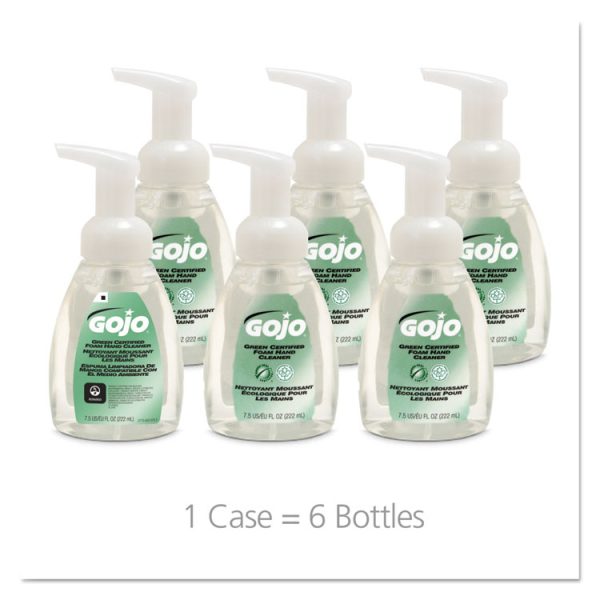 Green Certified Foam Soap, Fragrance-Free, 7.5 oz Pump Bottle, 6/Carton - Image 4