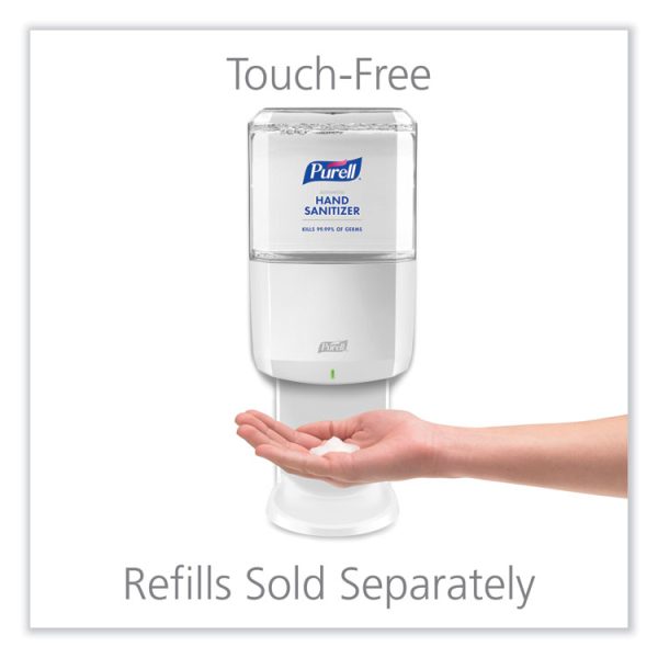 Es6 Touch Free Hand Sanitizer Dispenser, 1,200 Ml, 5.25 X 8.56 X 12.13, White - Image 7