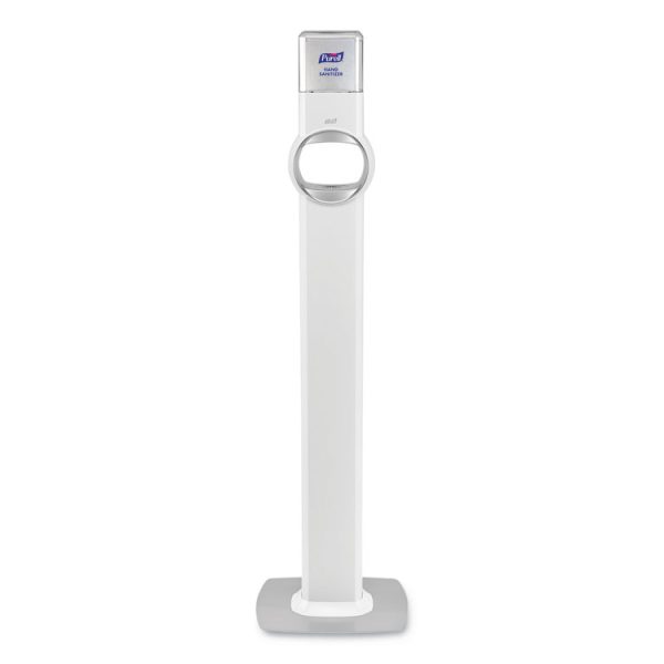 Fs6 Touch-Free Floor Stand Dispenser, 1,200 Ml, 12.5 X 11.3 X 38.5, White