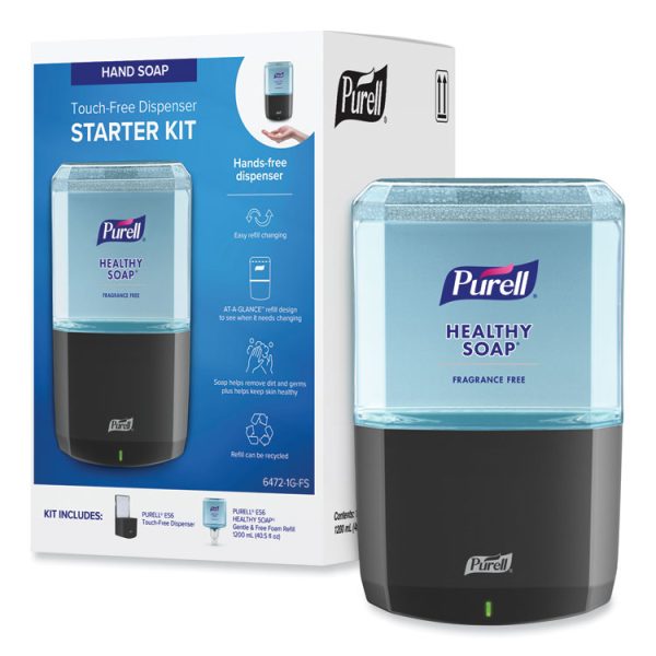 HEALTHY SOAP Gentle & Free Foam ES6 Starter Kit, 1,200 mL, Graphite - Image 2