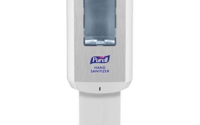 Cs6 Hand Sanitizer Dispenser, 1,200 Ml, 5.79 X 3.93 X 15.64, White