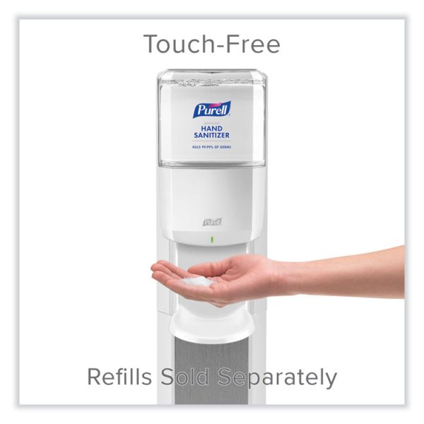 Messenger Es6 Floor Stand With Dispenser, 1,200 Ml, 13.16 X 16.63 X 51.57, Silver/white - Image 2