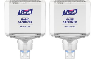 Advanced Hand Sanitizer Gentle and Free Foam, 1,200 mL Refill, Fragrance-Free, For ES8 Dispensers, 2/Carton