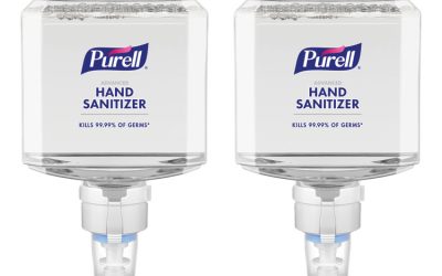 Advanced Hand Sanitizer Foam, For ES8 Dispensers, 1,200 mL, Clean Scent, 2/Carton