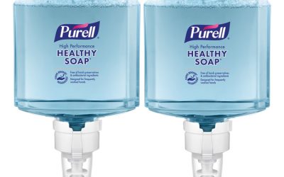 CLEAN RELEASE Technology (CRT) HEALTHY SOAP High Performance Foam, For ES8 Dispensers, Fragrance-Free, 1,200 mL, 2/Carton