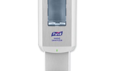 Cs8 Hand Sanitizer Dispenser, 1,200 Ml, 5.79 X 3.93 X 15.64, White