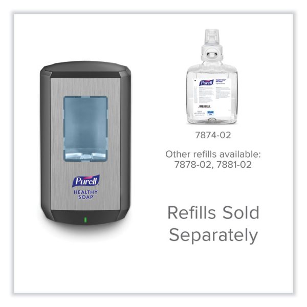 Cs8 Soap Dispenser, 1,200 Ml, 5.79 X 3.93 X 10.31, Graphite - Image 8