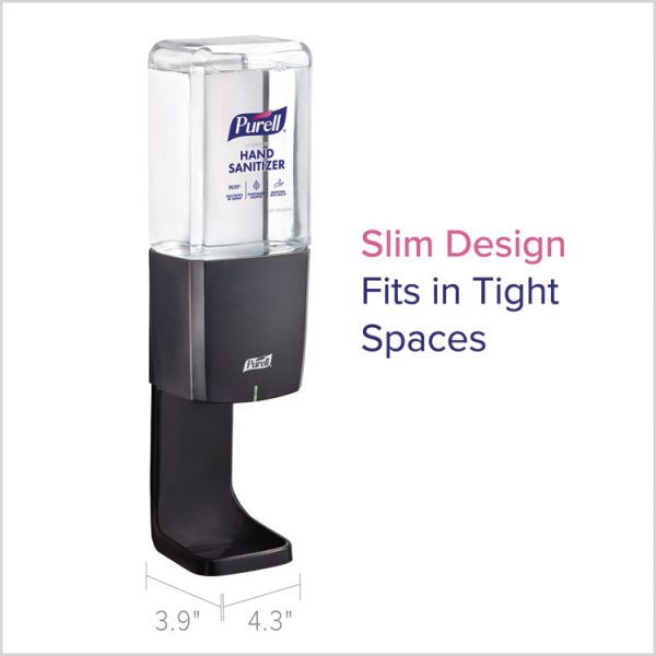 ES10 Automatic Hand Sanitizer Dispenser, 4.33 x 3.96 x 10.31, Graphite - Image 5