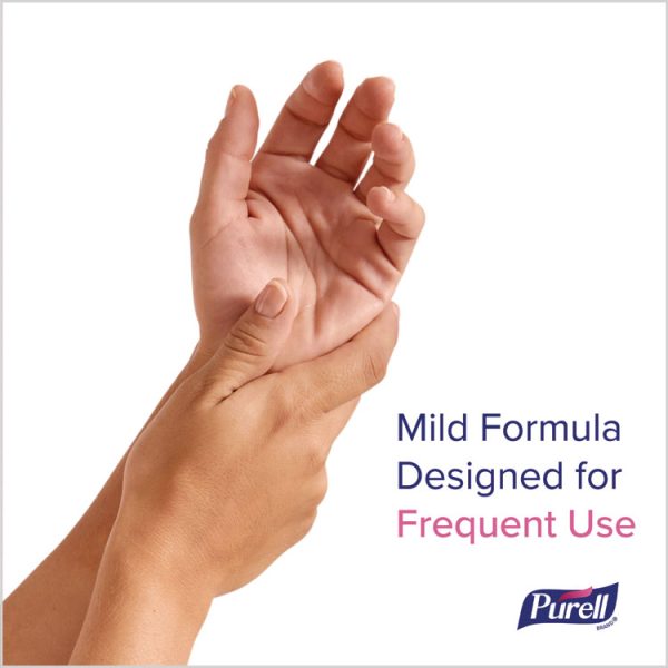 Antimicrobial Fragrance Free Foaming Hand Soap, For ES10 Dispensers, 1,200 mL Refill, 2/Carton - Image 5