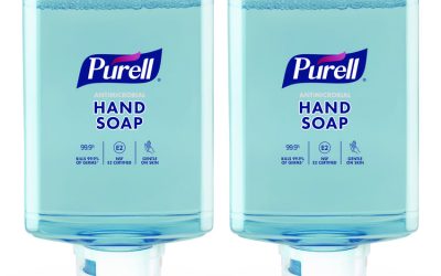 Antimicrobial Fragrance Free Foaming Hand Soap, For ES10 Dispensers, 1,200 mL Refill, 2/Carton