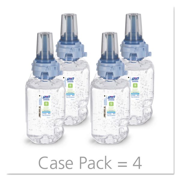 Advanced Hand Sanitizer Green Certified Gel Refill, For ADX-7 Dispensers, 700 mL, Fragrance-Free, 4/Carton - Image 9