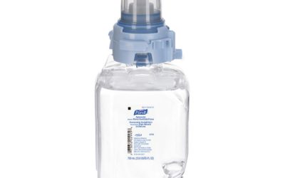 Advanced Hand Sanitizer Foam, For ADX-7 Dispensers, 700 mL Refill, Fragrance-Free, 4/Carton