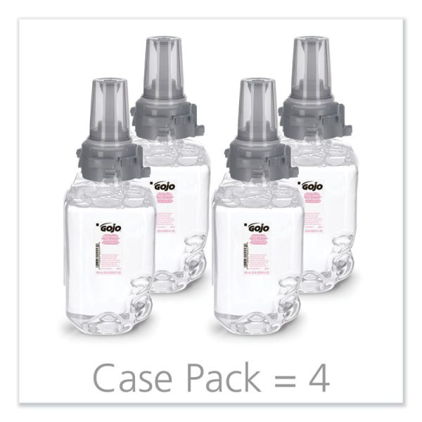 Clear and Mild Foam Handwash Refill, For ADX-7 Dispenser, Fragrance-Free, 700 mL, Clear, 4/Carton - Image 3