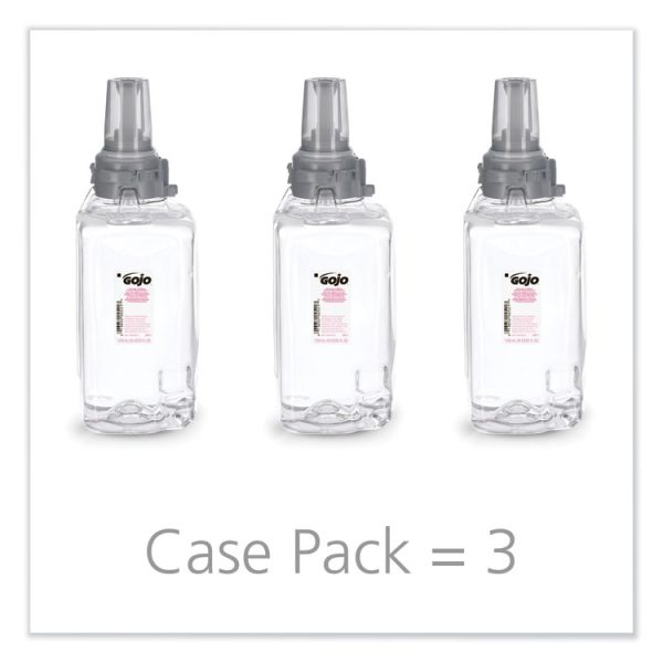 Clear and Mild Foam Handwash Refill, For ADX-12 Dispenser, Fragrance-Free, 1,250 mL Refill, 3/Carton - Image 2