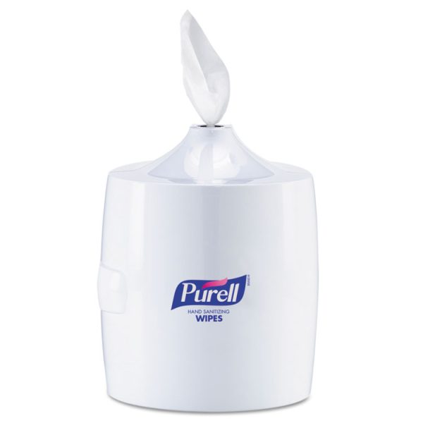 Hand Sanitizer Wipes Wall Mount Dispenser, 1,200/1,500 Wipe Capacity, 13.3 X 11 X 10.88, White