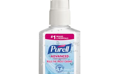 Advanced Hand Sanitizer Gel, 2 oz Pump Bottle, Refreshing Scent, 24/Carton