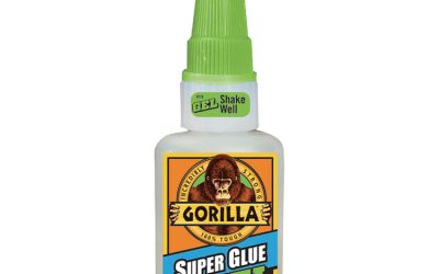 Super Glue Gel, 0.53 Oz, Dries Clear, 4/carton