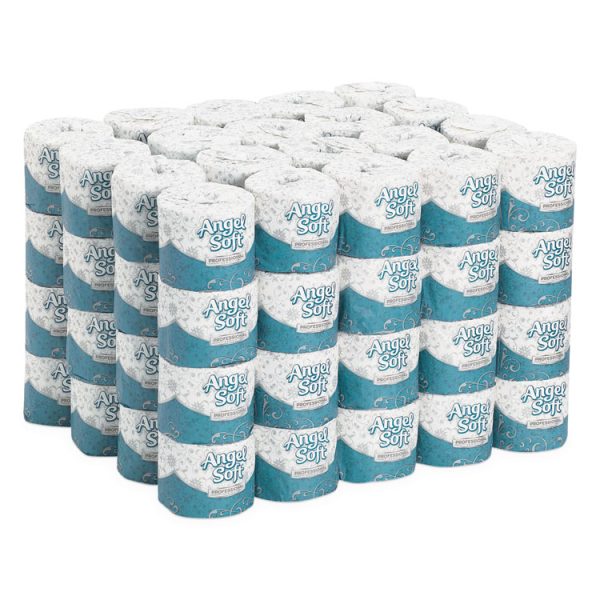 Angel Soft Ps Premium Bathroom Tissue, Septic Safe, 2-Ply, White, 450 Sheets/roll, 80 Rolls/carton - Image 2