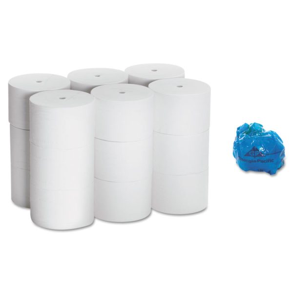Coreless Bath Tissue, Septic Safe, 2-Ply, White, 1,125 Sheets/Roll, 18 Rolls/Carton - Image 4