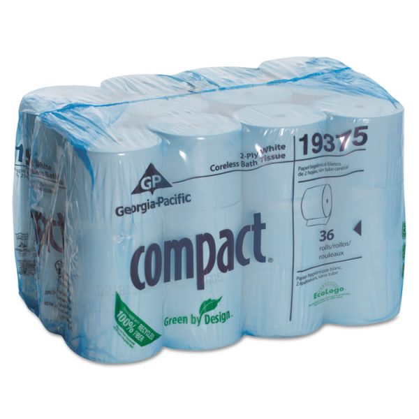 Coreless Bath Tissue, Septic Safe, 2-Ply, White, 1,000 Sheets/Roll, 36 Rolls/Carton - Image 5