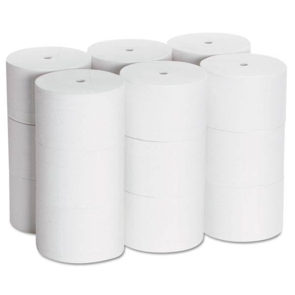 Coreless Bath Tissue, Septic Safe, 2-Ply, White, 1,500 Sheets/Roll, 18 Rolls/Carton - Image 2