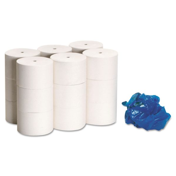 Coreless Bath Tissue, Septic Safe, 2-Ply, White, 1,500 Sheets/Roll, 18 Rolls/Carton - Image 3