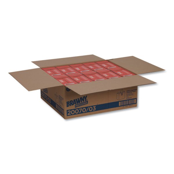 Medium Duty Premium DRC Wipers, 1-Ply, 9.25 x 16.3, Unscented, White, 90 Wipes/Box, 10 Boxes/Carton - Image 3