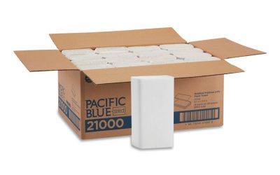 Blue Select Multi-Fold 2 Ply Paper Towel, 9.2 x 9.4, White, 125/Pack, 16 Packs/Carton
