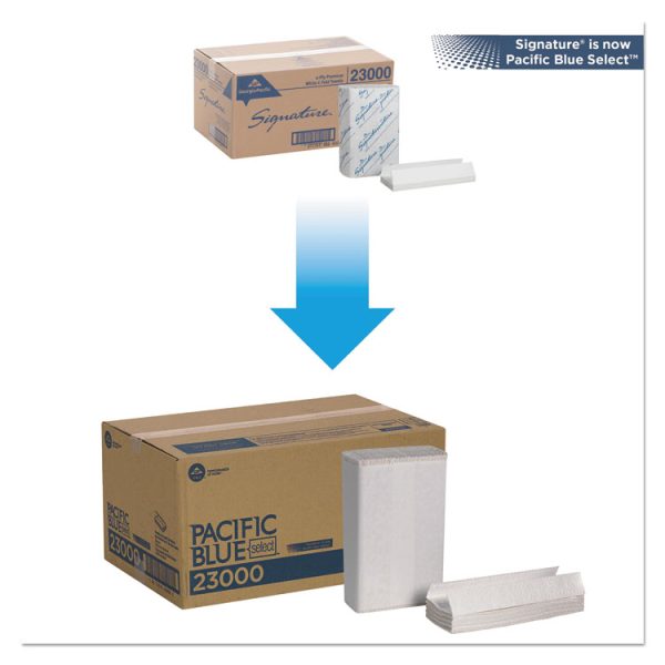 Pacific Blue Select C-Fold Paper Towels, 2-Ply, 10.1 x 12.7, White, 120/Pack, 12 Packs/Carton - Image 2