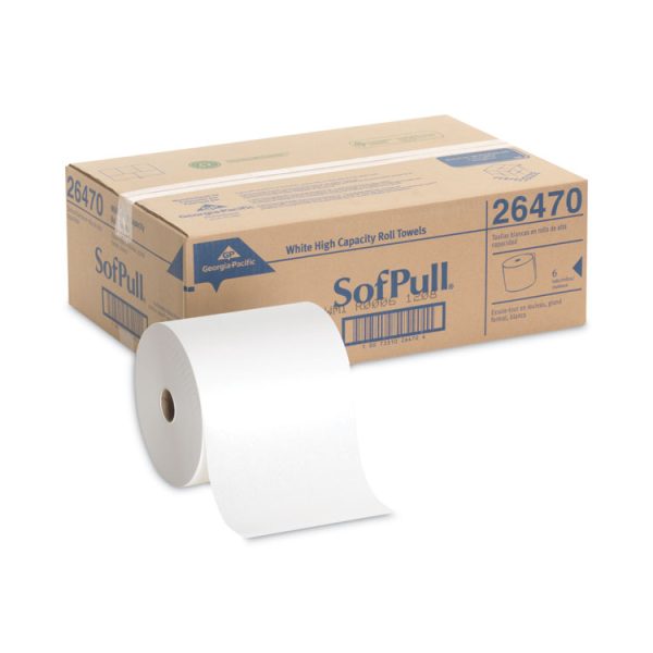 Hardwound Roll Paper Towel, Nonperforated, 1-Ply, 7.87" x 1,000 ft, White, 6 Rolls/Carton - Image 3