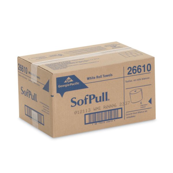 Hardwound Paper Towel Roll, Nonperforated, 1-Ply, 9" x 400 ft, White, 6 Rolls/Carton - Image 4