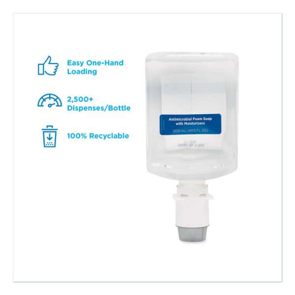 Gp Enmotion Automated Touchless Antimicrobial Foam Soap Refill, Unscented, 1,200 Ml, 2/carton - Image 3