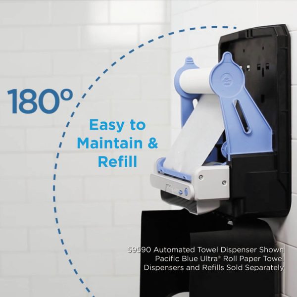 Pacific Blue Ultra Paper Towel Dispenser, Automated, 12.9 X 9 X 16.8, Black - Image 7