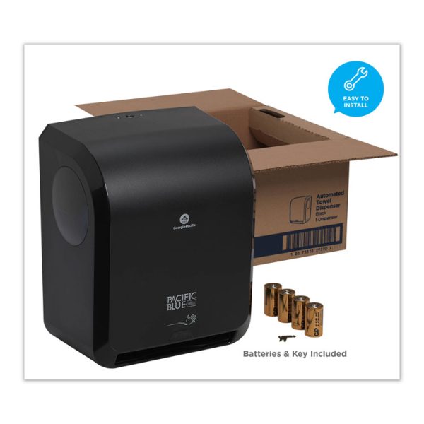 Pacific Blue Ultra Paper Towel Dispenser, Automated, 12.9 X 9 X 16.8, Black - Image 4