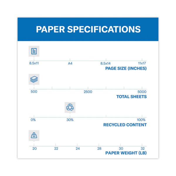 Colors Print Paper, 20 lb Bond Weight, 8.5 x 11, Lilac, 500 Sheets/Ream, 10 Reams/Carton - Image 3