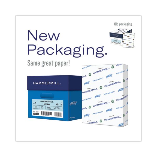 Colors Print Paper, 20 lb Bond Weight, 8.5 x 11, Goldenrod, 500 Sheets/Ream, 10 Reams/Carton - Image 2