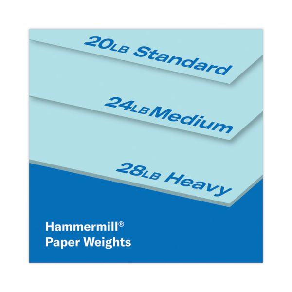 Colors Print Paper, 20 lb Bond Weight, 8.5 x 11, Blue, 500 Sheets/Ream, 10 Reams/Carton - Image 8