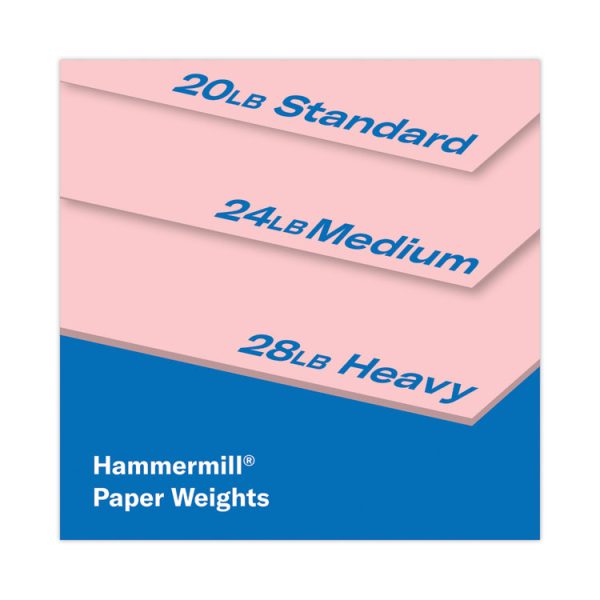 Colors Print Paper, 20 lb Bond Weight, 8.5 x 11, Pink, 500 Sheets/Ream, 10 Reams/Carton - Image 8