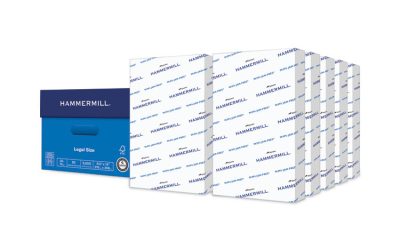 Copy Plus Print Paper, 92 Bright, 20 lb Bond Weight, 8.5 x 14, White, 500 Sheets/Ream, 10 Reams/Carton