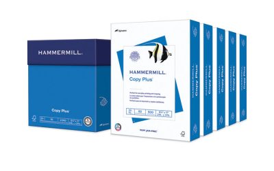 Copy Plus Print Paper, 92 Bright, 20 lb Bond Weight, 8.5 x 11, White, 500 Sheets/Ream, 5 Reams/Carton