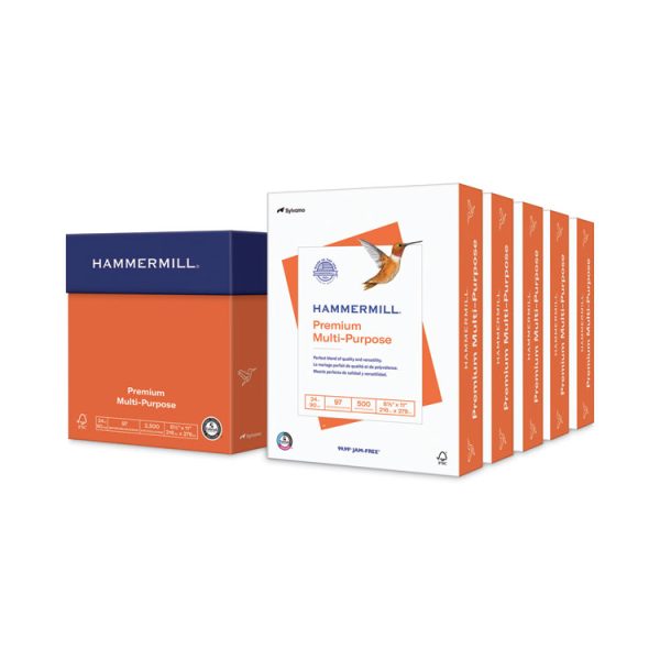 Premium Multipurpose Print Paper, 97 Bright, 24 lb, 8.5 x 11, White, 500 Sheets/Ream, 5 Reams/Carton, 64 Cartons/Pallet - Image 2
