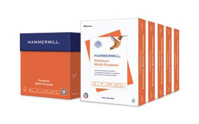 Premium Multipurpose Print Paper, 97 Bright, 24 lb Bond Weight, 8.5 x 11, White, 500 Sheets/Ream, 5 Reams/Carton