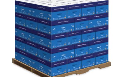 Tidal Print Paper, 92 Bright, 20 lb Bond Weight, 8.5 x 11, White, 500 Sheets/Ream, 10 Reams/Carton, 40 Cartons/Pallet