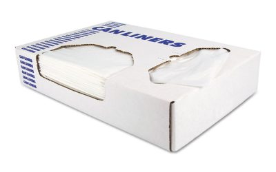 Linear Low-Density Can Liners, 16 Gal, 0.35 Mil, 24″ X 32″, Clear, 1,000/carton