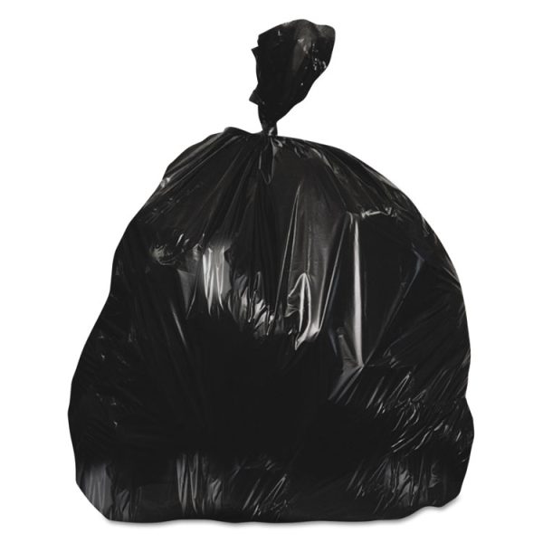 Linear Low-Density Can Liners, 16 Gal, 0.7 Mil, 24" X 32", Black, 500/carton