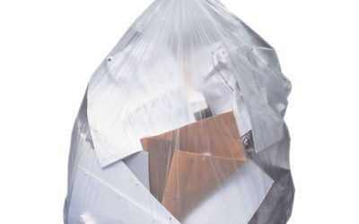Linear Low-Density Can Liners, 30 Gal, 0.65 Mil, 30″ X 36″, Clear, 250/carton