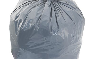Low-Density Can Liners, 33 Gal, 1.1 Mil, 33 X 39, Gray, 250/carton
